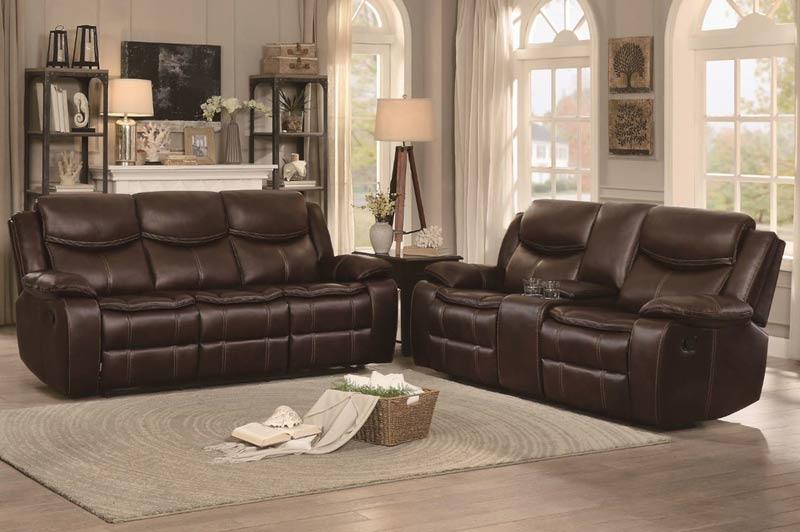 Bastrop 2 Piece Sofa Set 8230Brw - 2 - Set | Homelegance | Home Elegance USA
