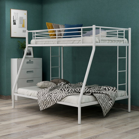 Twin over Full Metal Bunk Bed - Home Elegance USA