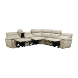 Homelegance - Moroni 6 Piece Modular Power Reclining Sectional With Power Headrests In Taupe - 8259Rftp*6Scpwh