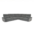 Maroni 6-Piece Modular Power Reclining Sectional With Power Headrests In Gray 8259Dg*6Scpwh | Homelegance