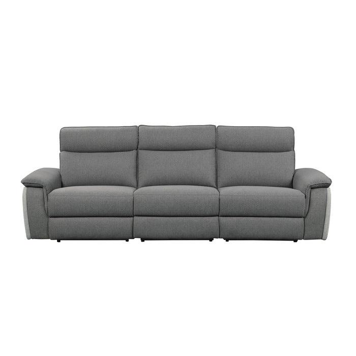 Homelegance - Maroni Power Double Reclining Sofa With Power Headrests In Gray - 8259Dg-3Pwh*