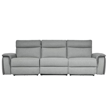 Homelegance - Maroni Power Double Reclining Sofa With Power Headrests In Gray - 8259-3Pwh*