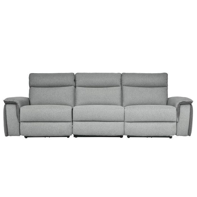 Homelegance - Maroni Power Double Reclining Sofa With Power Headrests In Gray - 8259-3Pwh*