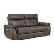 Moroni Power Double Reclining Loveseat With Power Headrests In Dark Brown 8259Rfdb-2Pwh* | Homelegance