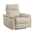Moroni Power Reclining Chair With Power Headrest In Taupe 8259Rftp-1Pwh | Homelegance