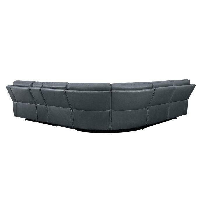 Homelegance - Falun Gray 6 Piece Power Sectional - 8260Gy-Pw