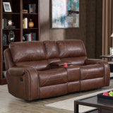 Walter - Sofa & Loveseat - Brown - Home Elegance USA