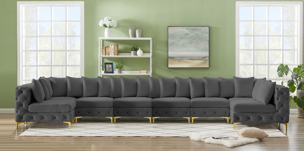 Tremblay - Modular Sectional 8 Piece - Gray - Home Elegance USA