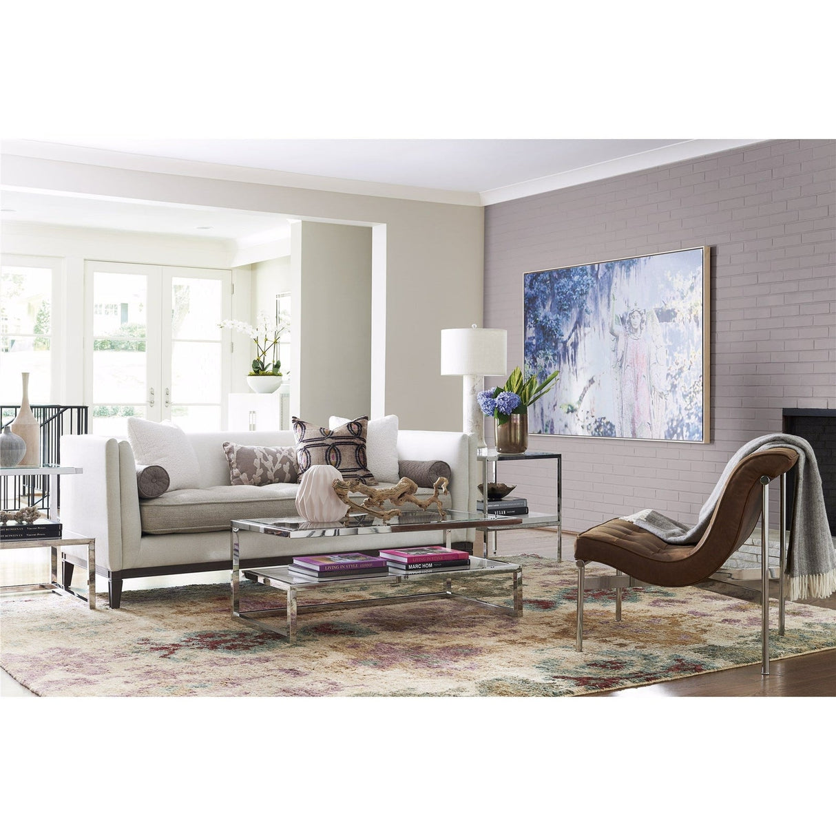 Universal Furniture Paradox Cocktail With Stone Shelf
