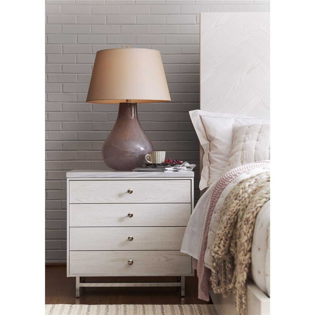 Universal Furniture Paradox Nightstand With Stone Top