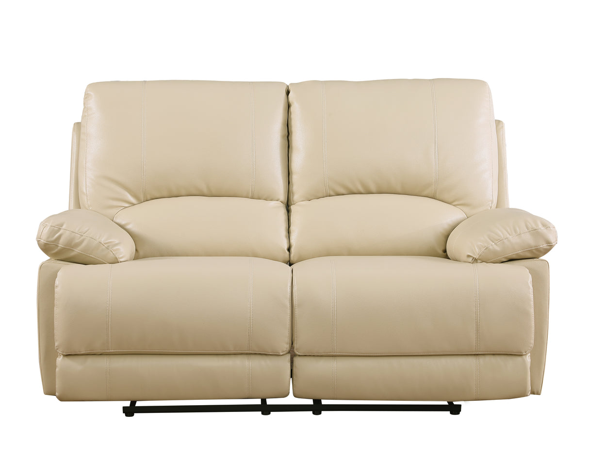 Global United Leather-Air Recliining  Loveseat Home Elegance USA