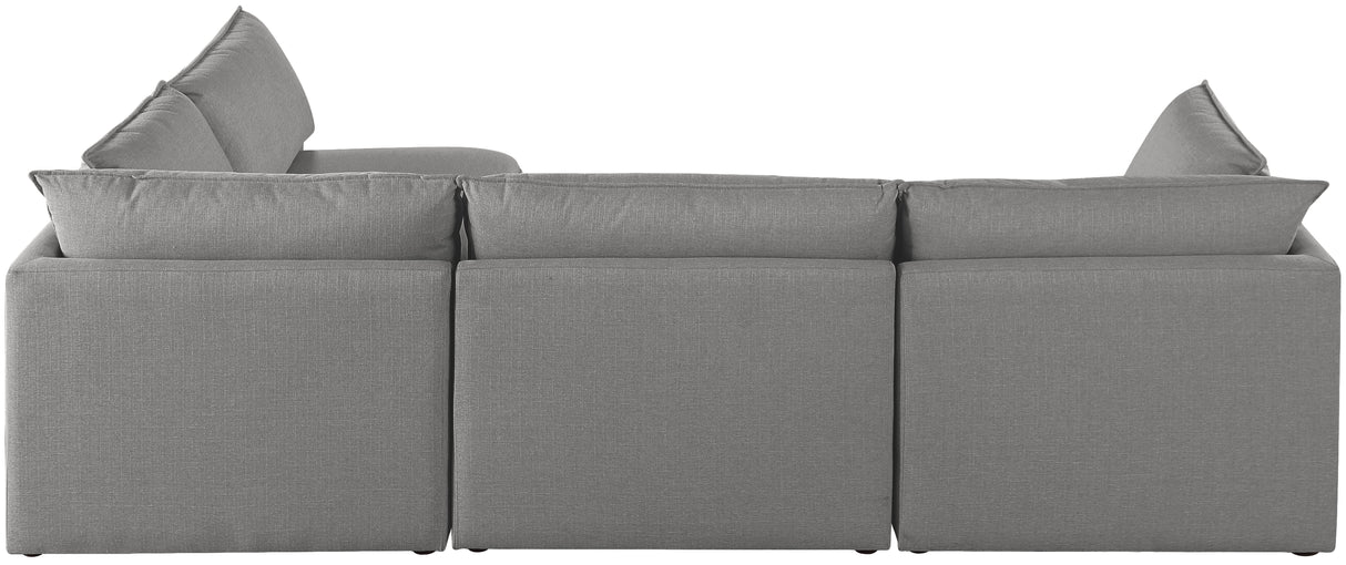 Mackenzie - Modular Sectional 4 Piece - Gray - Home Elegance USA