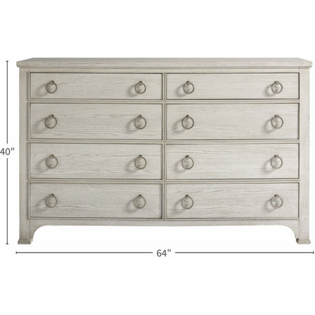Escape Drawer Dresser Sandbar Finish with 8 Drawers | Universal