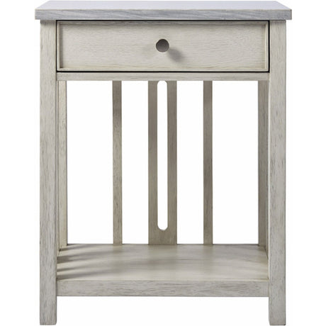 Universal Furniture Coastal Living Bedside Table With Stone Top