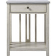 Coastal Living Bedside Table With Stone Top | Universal
