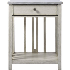 Coastal Living Bedside Table With Stone Top | Universal