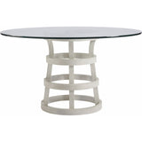 Universal Furniture Coastal Living Round Dining Table With Glass Top