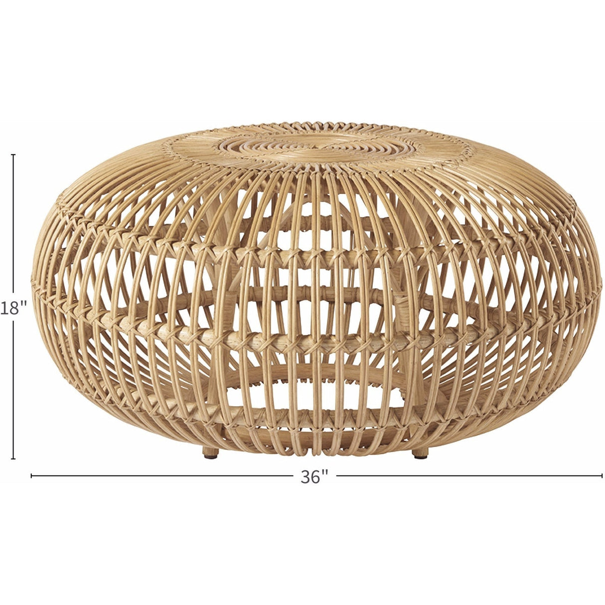 Universal Furniture Coastal Living Rattan Scatter Table