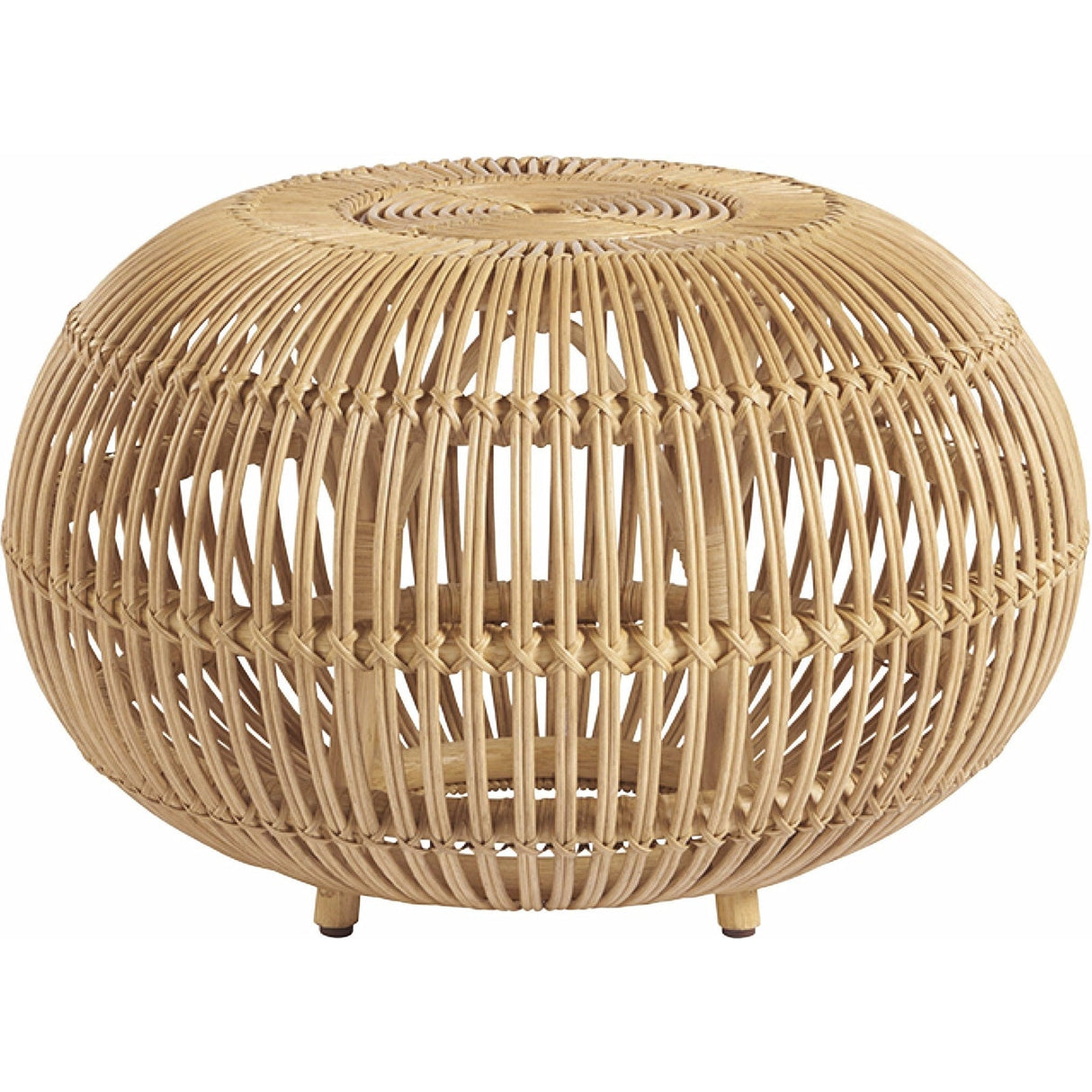 Universal Furniture Coastal Living Small Rattan Scatter Table