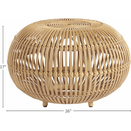 Coastal Living Small Rattan Scatter Table | Universal