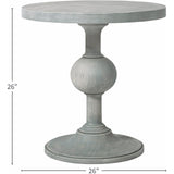 Universal Furniture Coastal Living Round Pedestal End Table