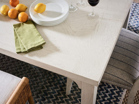 Homecoming Rectangular Dining Table Sandbar Finish with Leaf – Universal