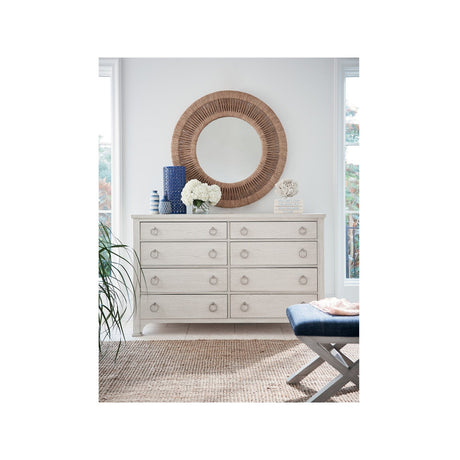 Escape Drawer Dresser Sandbar Finish with 8 Drawers | Universal
