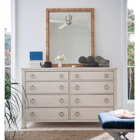 Escape Drawer Dresser Sandbar Finish with 8 Drawers | Universal
