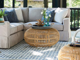 Universal Furniture Coastal Living Small Rattan Scatter Table