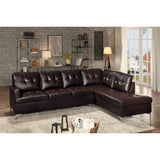 Barrington 2 Piece Sectional In Brown 8378Brw | Homelegance | Home Elegance USA