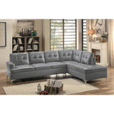 Barrington 2 Piece Sectional In Grey 8378Gry | Homelegance | Home Elegance USA