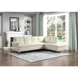 Barrington 2 - Piece Sectional With Right Chaise 8378Wht*2 | Homelegance | Home Elegance USA