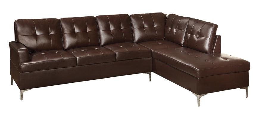 Barrington 2 Piece Sectional In Brown 8378Brw | Homelegance | Home Elegance USA