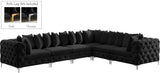 Tremblay - Modular Sectional 6 Piece - Black - Fabric - Home Elegance USA