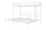 Triple twin bunk bed, can be separated into 3 twin beds - Home Elegance USA