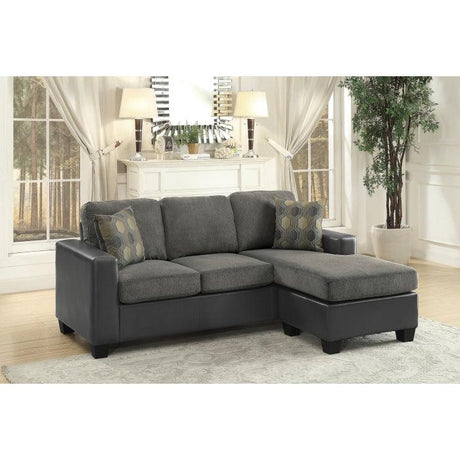 Homelegance - Slater Reversible Sofa Chaise In Gray - 8401Gy-3Sc