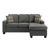 Homelegance - Slater Reversible Sofa Chaise In Gray - 8401Gy-3Sc