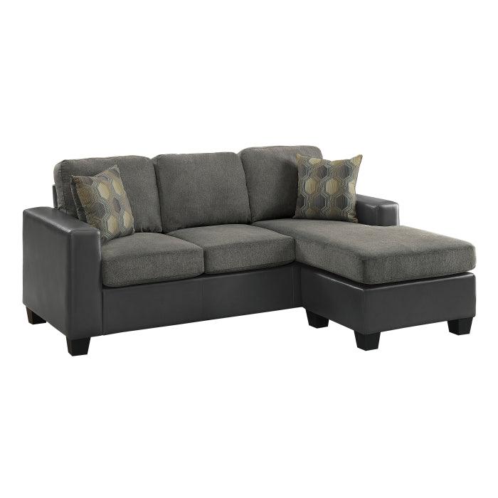 Homelegance - Slater Reversible Sofa Chaise In Gray - 8401Gy-3Sc
