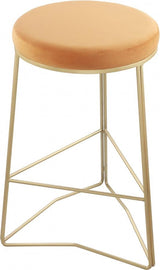 Meridian Furniture - Tres Velvet Counter Stool Set Of 2 In Mango - 942Mango-C