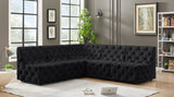 Tuft - Modular Sectional 5 Piece - Black - Modern & Contemporary - Home Elegance USA