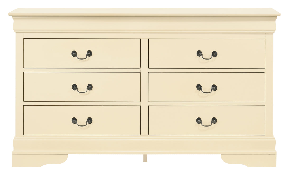 Glory Furniture LouisPhillipe G02175-D Dresser , Beige - Home Elegance USA