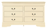 Glory Furniture LouisPhillipe G02175-D Dresser , Beige - Home Elegance USA