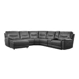 Homelegance - Columbus 6-Piece Modular Reclining Sectional With Left Chaise - 8490Gry-6Lcrr