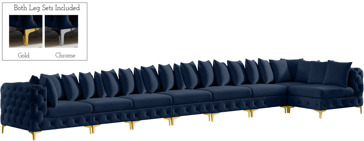 Tremblay - Modular Sectional 8 Piece - Navy - Modern & Contemporary - Home Elegance USA