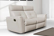 8501 Loveseat W-2 Recliners In White - 8501-L | ESF