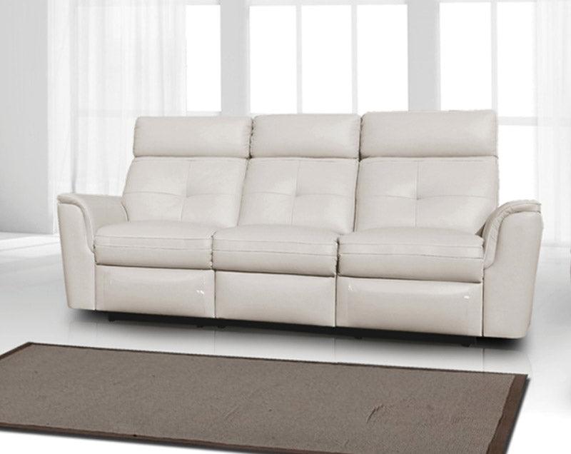 8501 Sofa W - 2 Recliners In White - 8501 - S | ESF | Home Elegance USA