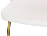 Meridian Furniture - Logan Velvet Dining Chair Set Of 2 In Cream - 990Cream-C