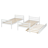 TWIN BUNKBED WITH TRUNDLE - Home Elegance USA