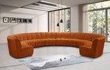 Meridian Furniture - Infinity 10 Piece Modular Sectional In Cognac - 638Cognac-10Pc