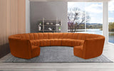 Meridian Furniture - Infinity 11 Piece Modular Sectional In Cognac - 638Cognac-11Pc